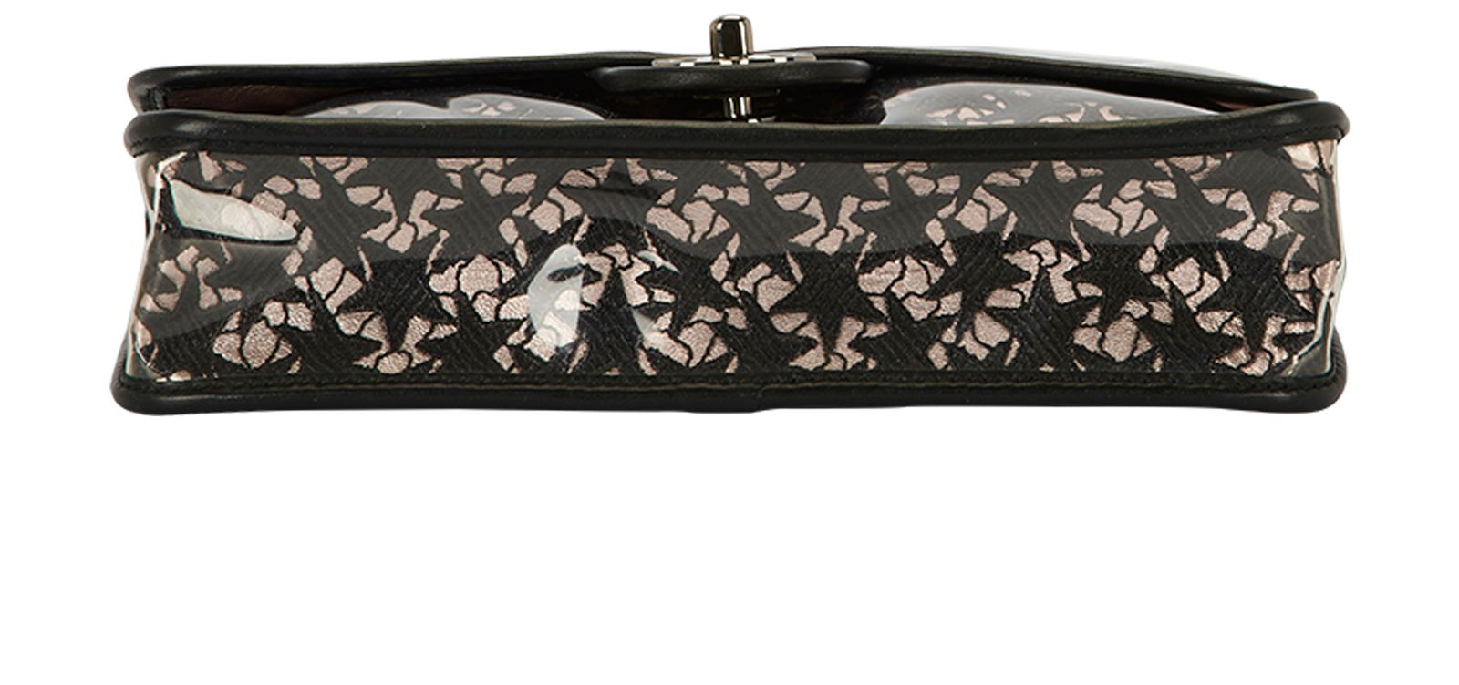 Chanel CC Single Flap Star, &pound;2,200, Handbags, Black/Pink, Lambskin Leather/PVC, Top view